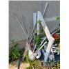 Image 2 : Misc. Garden supplies & qty of Cement pads