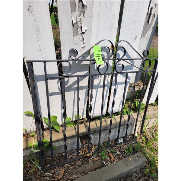 39" rod iron gate