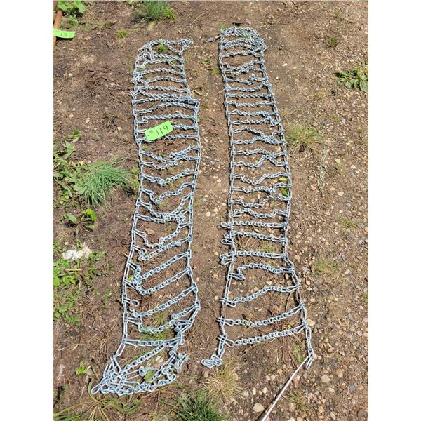 15" Double V bar truck tire chains