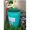 Image 4 : Misc. garden and yard supplies: rain barrel, pots etc.