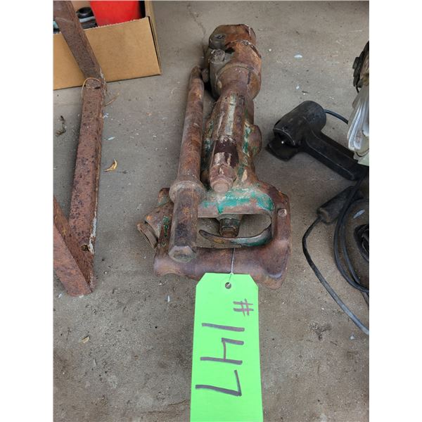 Air chisel, 1" c/w 1- 4 pt bit