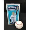 Image 1 : MACKLEMORE BOBBLEHEAD AND SIGNED MIKE WARREN BASEBALL