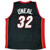 Image 1 : Miami Heat Shaquille Shaq O'Neal Autographed Black Jersey The Diesel Beckett