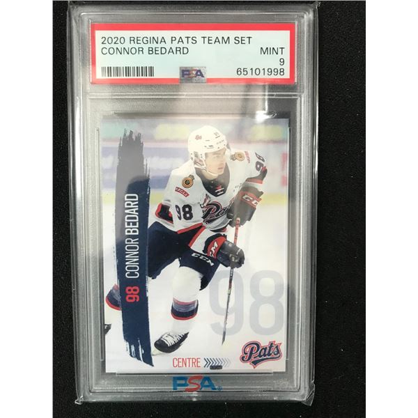 2020 REGINA PATS TEAM SET CONNOR BEDARD (PSA 9)