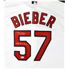 Image 2 : Cleveland Indians Shane Bieber Autographed White Nike Jersey Size L "Go Tribe" Beckett