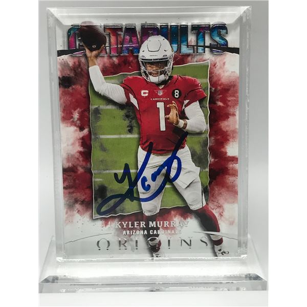 2021 PANINI ORIGINS KYLER MURRAY SIGNED TRDING CARD