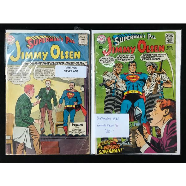 SUPERMAN'S PAL JIMMY OLSEN #114 AND # 67  (DC COMICS)