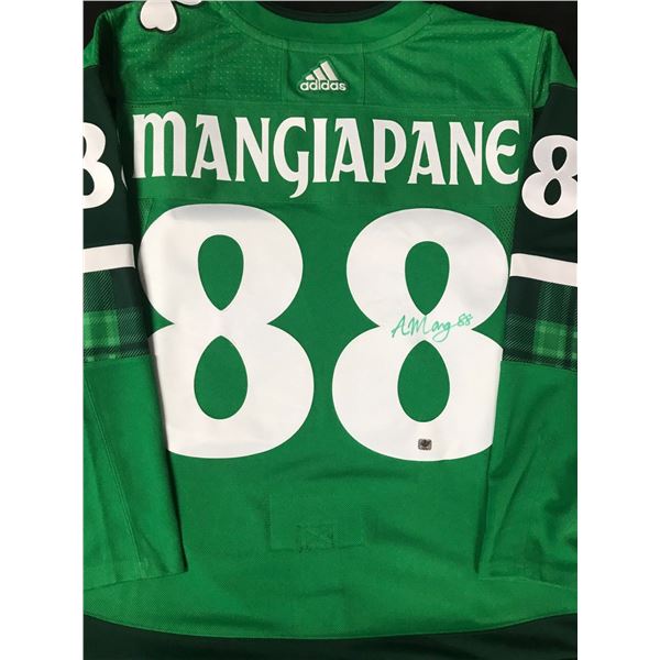 ANDREW MANGIAPANE AUTOGRAPHED HOCKEY JERSEY EAST COAST SPORTS COLLECTIBLES COA