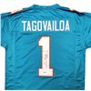 Image 2 : TUA  TAGOVAILOA SIGNED MIAMI DOLPHINS JERSEY (BECKETT COA)