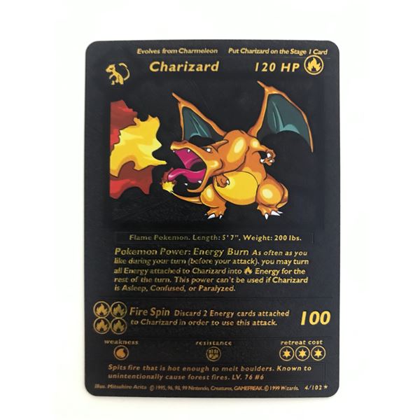 pokemon card charizard 120 hp Charizard 120 Hp Black Card Price