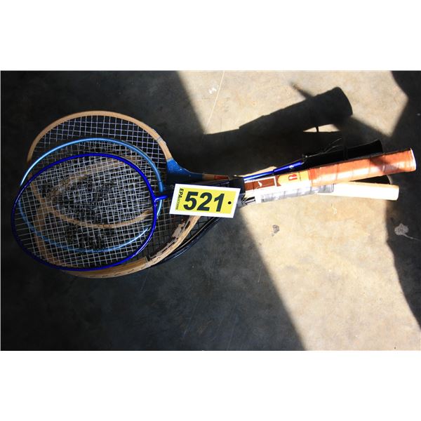 5 badminton rackets