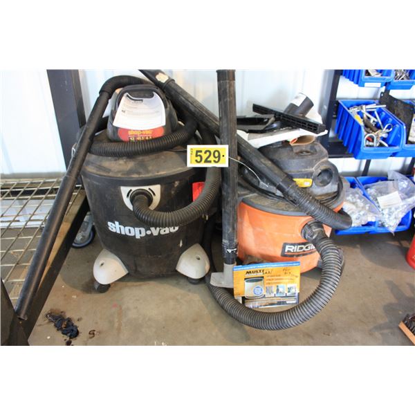 2 wet/dry vac