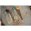 Image 1 : assorted wood saws and meat saw