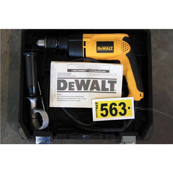 DeWalt half inch 120 volt hammer drill
