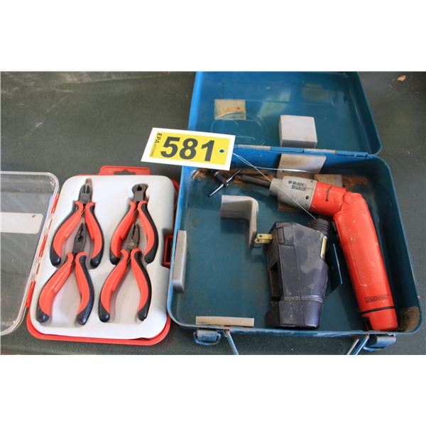 Black and Decker electric cordless screwdriver