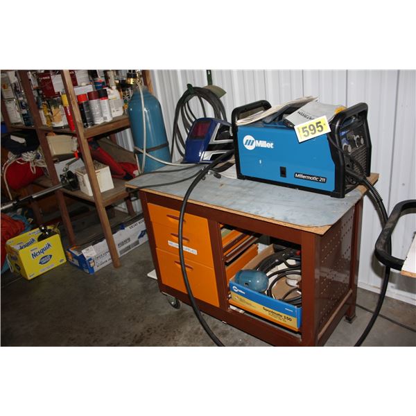 Millermatic 211 MIG Welder 220 volt Auto Set