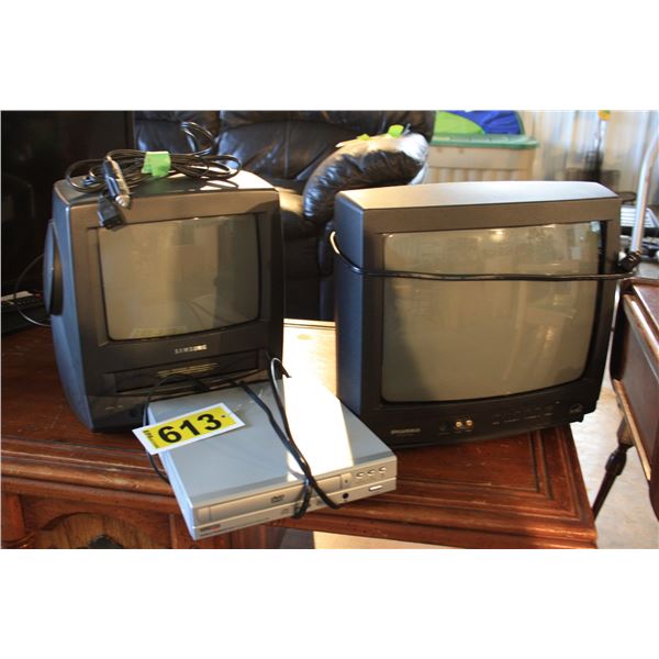 2 tvs with DVD player