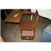 Image 3 : antique children school desk