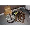 Image 1 : assorted baskets and toilet paper holder