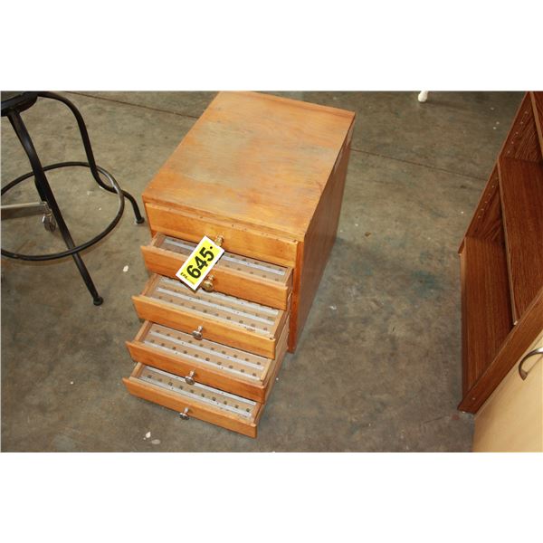 wooden post office key organizer