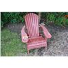 Image 1 : 2 wooden patio chair