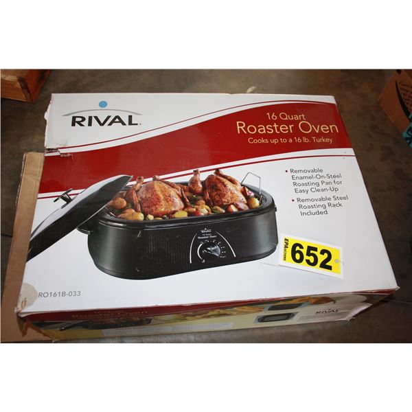 rival 16 quart electric roaster oven