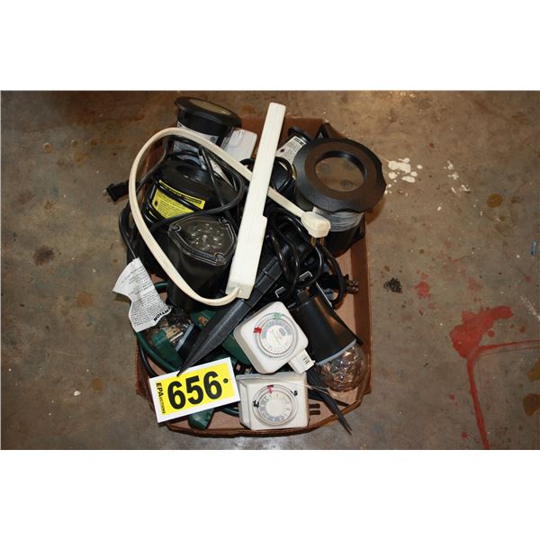 Christmas spotlights