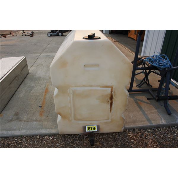 approx 250 Gallon poly water tank