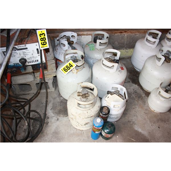 6- Propane tanks