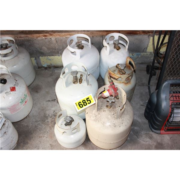 6- Propane tanks