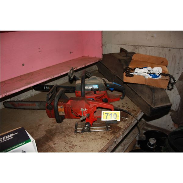 2 chain saws
