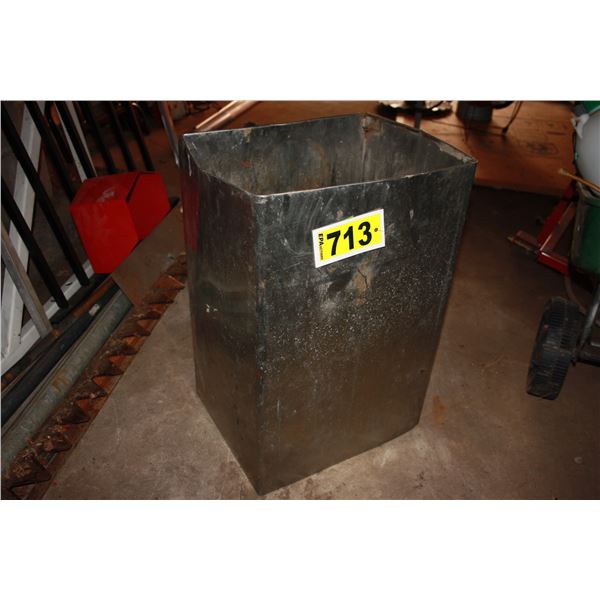 stainless steel garbage can