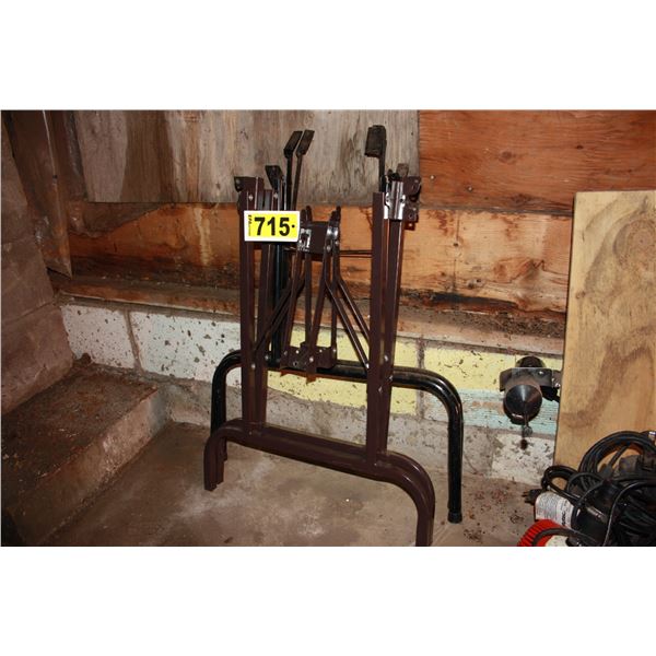 2 pairs of folding table legs