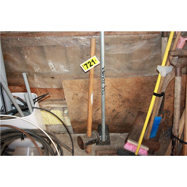 post maul and title scraper