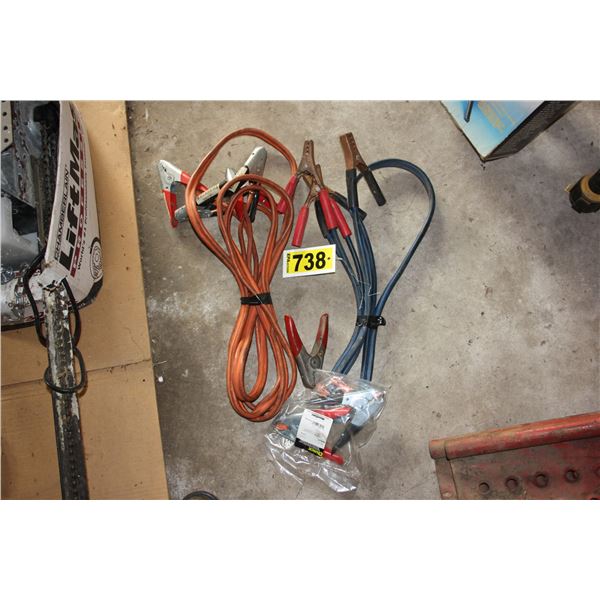 2 pairs of booster cables