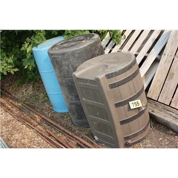 4 rain barrels