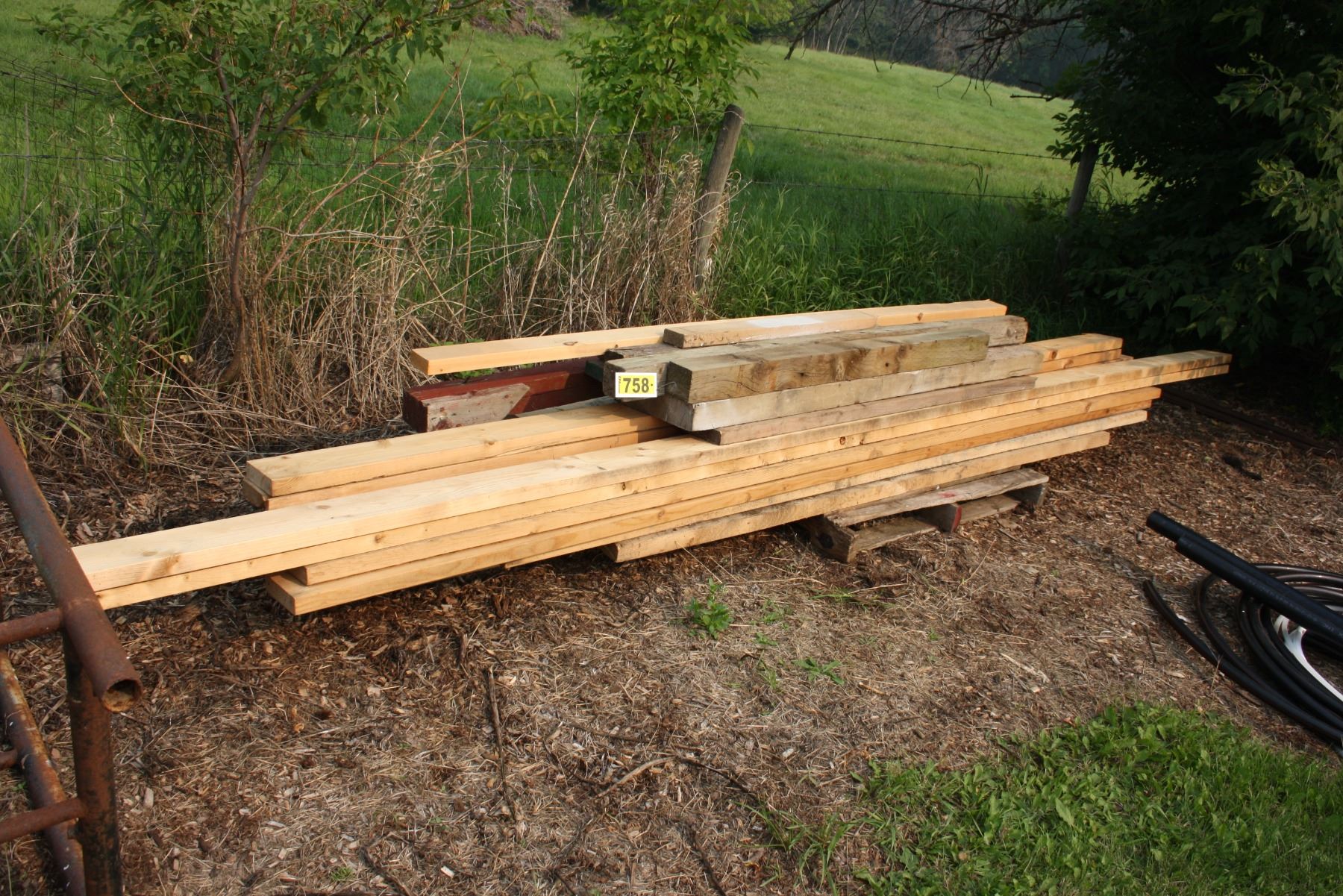 lumber pile