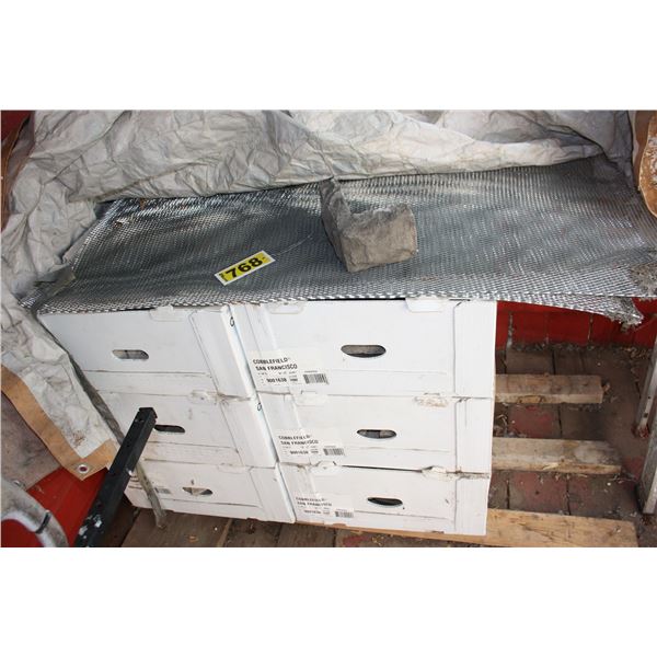 6 boxes manufactured Rock siding