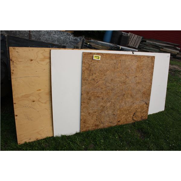 misc plywood and particleboard