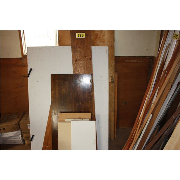 misc plywood pile