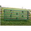 Image 1 : 6 green corral panels