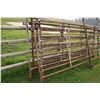 Image 2 : 8 silver corral panels comes with 4 ft gate panel