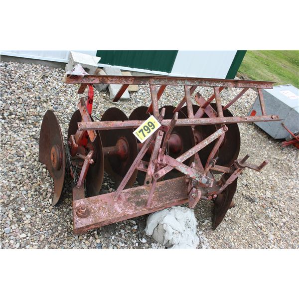 Massey ferguson 3 point hitch one way disc