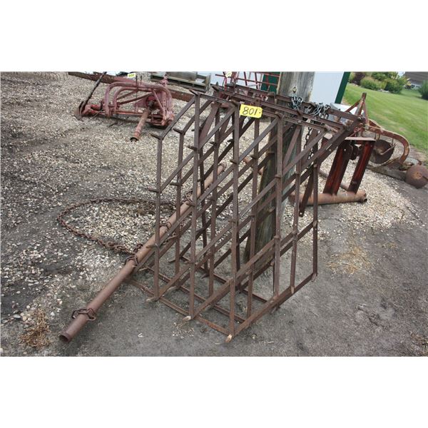 3 harrows with draw bar