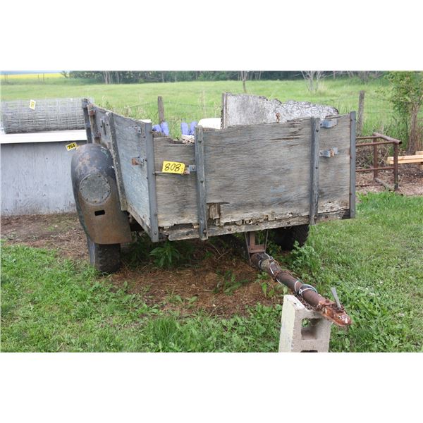 8 foot Homemade truck box trailer