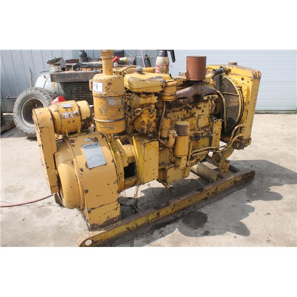 (GROUP LOT - 1,2,3,4 & 5) Cat D311 Gen Set, 110/220V, 3 Ph, SN. 20NL672, Pup runs, Engine Spins over