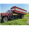 Image 1 : (GROUP LOT- 13,14,15 & 16) 1985 GMC 7000 Grain Truck, V8 5&2 spd, Showing 249,149 km, Double Frame, 