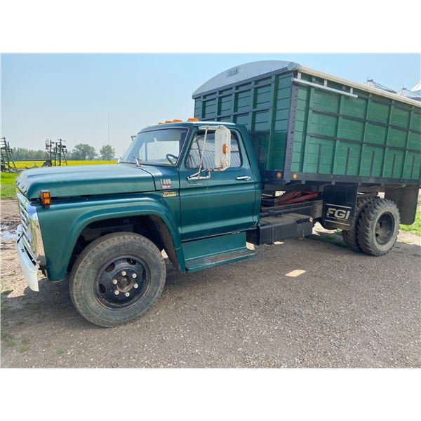 (GROUP LOT- 13,14,15 & 16) 1979 Ford F600, showing 54,938 km, (MAY BE ORIGINAL) 370-V8- 4&2 spd, 8.2