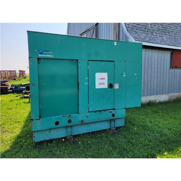 Cummins Power Generation Quiet Site B33, 4-cyl, diesel, GENSET, 120/208V, Model# DGHE-5557819, SN. E