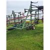Image 3 : JD 1000 Cultivator, Approx. 30' walking beams c/w 3 bar tines, c/w 3 extra tires & rims